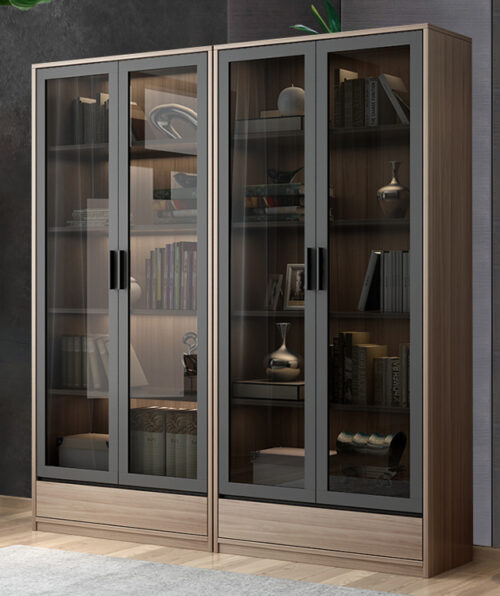 Modern-Office-Furniture-with-Glass-Doors-High-Office-Wooden-Filling-Cabinet-with-Bookcases