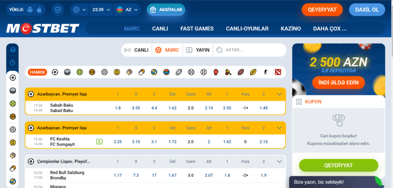 Mostbet: Azərbaycanın ən yaxşı qumarxanasına bonus kodları Mostbet: Azərbaycanın ən yaxşı qumarxanasına bonus kodları