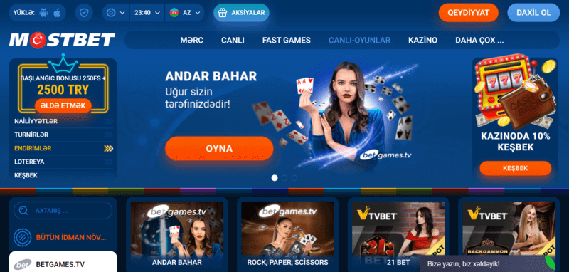 Mostbet: Azərbaycanın ən yaxşı qumarxanasına bonus kodları Mostbet: Azərbaycanın ən yaxşı qumarxanasına bonus kodları